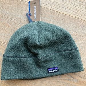 Green Patagonia beanie